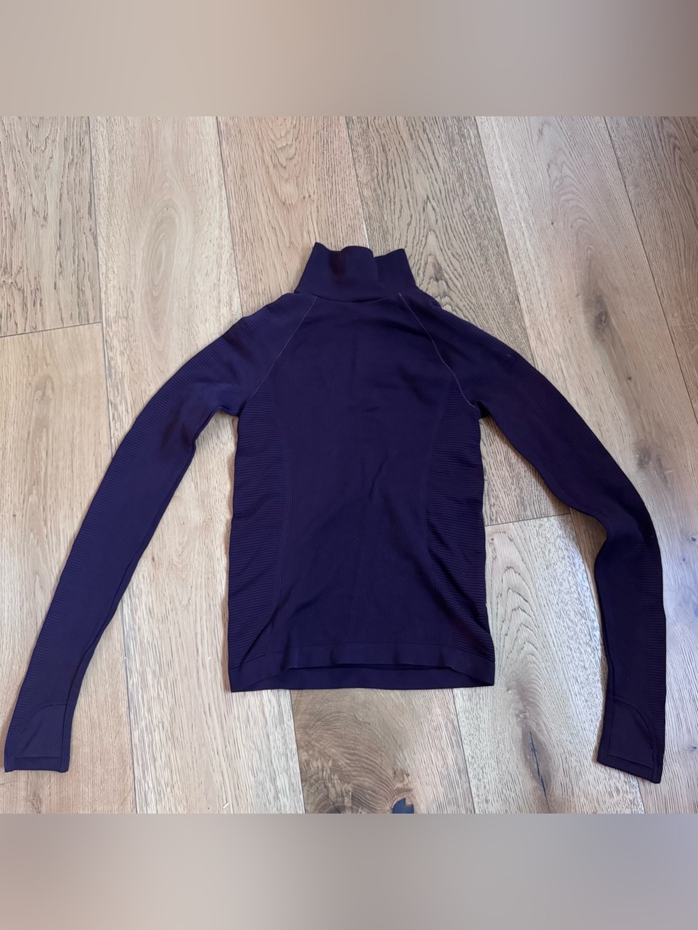 ATHLETA MAROON MOCK TURTLENECK Long Sleeve Active Top SIZE XXS 2XS WORN ONCE
